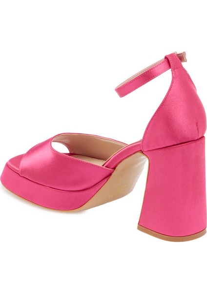 Pembe Tekstil Kadın Topuklu Ayakkabı - K23Y1AY66511-T4W