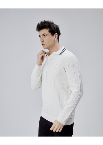 Erkek Triko Kazak 18046 V Polo indirimleri