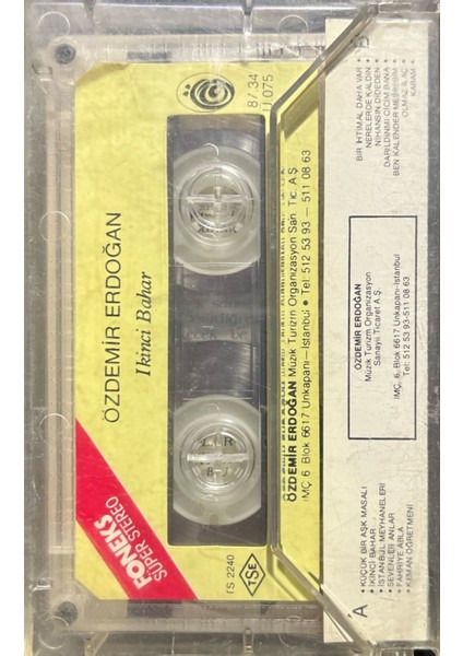 Kaset Özdemir Erdoğan Ikinci Bahar Kaset fiyatları