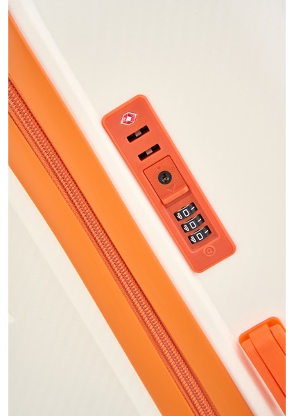 Polipropilen Kırılmaz 2'li Valiz Seti Büyük ve Kabin Boy Beyaz 24060