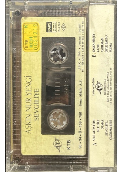 Kaset Aşkın Nur Yengi Sevgiliye Kaset fiyatları