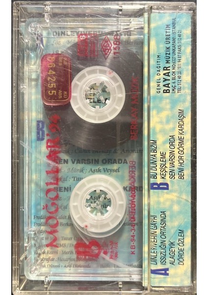 Kaset Moğollar '94 Kaset fiyatları
