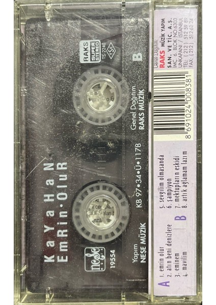 Kaset Kayahan Emrin Olur Kaset fiyatları