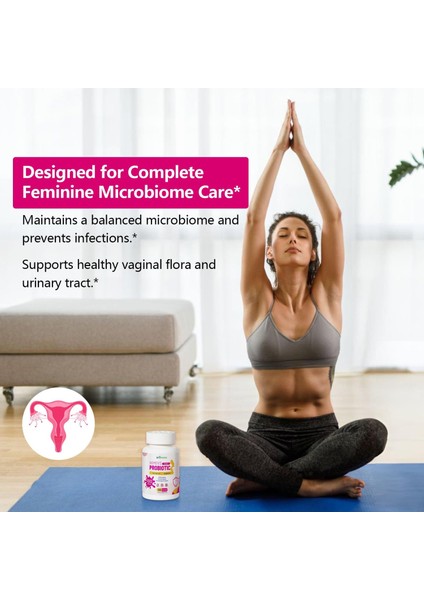 Women\'s Probiotic + Postbiotic + Prebiotic 100 Billion 60 Kapsül fırsatları