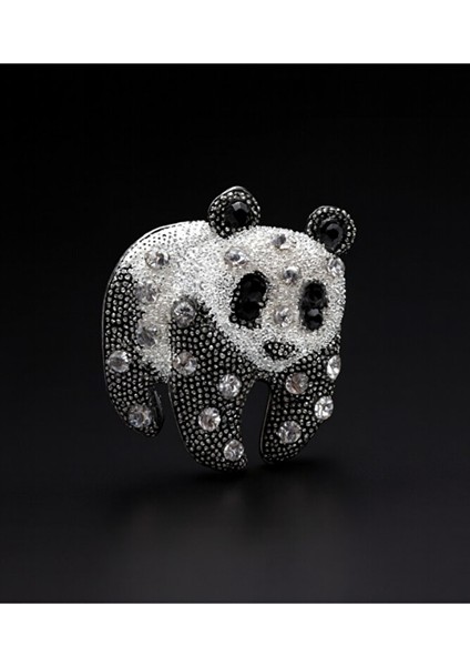 Black & Shine Panda Broş
