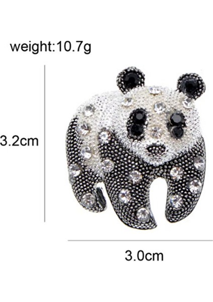 Black & Shine Panda Broş indirimleri