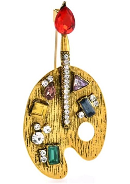 Sanatçı Ruhu Palet Broş indirimleri