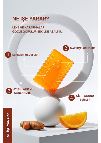 Radiance Correcting Bar - Kojic Asit Sabunu, Zerdeçal ve Kojik Asit Dipalmitat - Koyu Leke Karşıtı modelleri