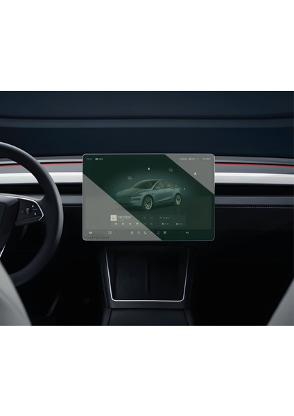Tesla Model Y Juniper (2025) Uyumlu 15.4" Multimedya ve 8" Arka Ekran Çift Set 9h Nano Ekran Koruyucu fiyatları
