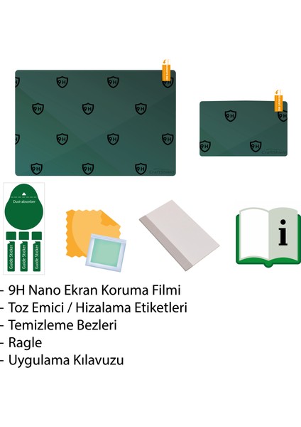 Tesla Model Y Juniper (2025) Uyumlu 15.4" Multimedya ve 8" Arka Ekran Çift Set 9h Nano Ekran Koruyucu fırsatları