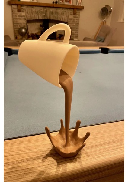 Dekoratif Dökülen Kahve Figürü, Sıcak Çikolata Figür, Içecek Köşesi Biblosu fırsatları