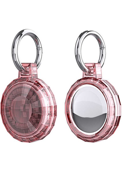 ​mbvo Airtag 04 Uyumlu Silikon Anahtarlık-Kırmızı