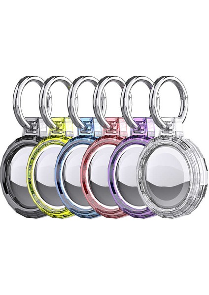 ​mbvo Airtag 04 Uyumlu Silikon Anahtarlık-Kırmızı modelleri