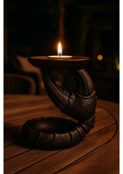 Dekoratif Yengeç Tasarım Sunumluk Takı Mum Şeker Vegan Üretim indirimleri