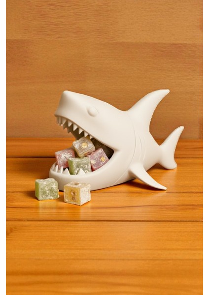 Köpekbalığı Masa Üstü Organizer Kahve Kapsülü, Lokum, Takı Düzenleyici, Modern Dekoratif Biblo modelleri