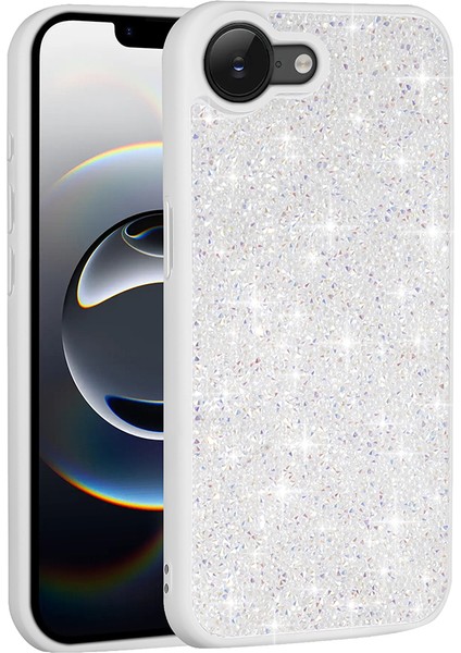 Apple iPhone 16E Kılıf Parlak Taşlı Tasarım Zore Pırlanta Kapak indirimleri