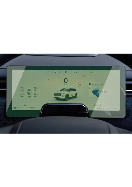 Jaecoo 7 Evolve (2024-2025) Uyumlu 14.8" Multimedya ve 10.25" Gösterge Çift Set 9h Nano Ekran Koruyucu modelleri