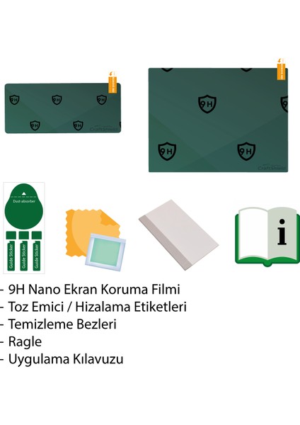 Jaecoo 7 Evolve (2024-2025) Uyumlu 14.8" Multimedya ve 10.25" Gösterge Çift Set 9h Nano Ekran Koruyucu fırsatları