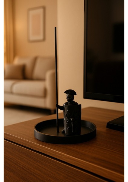 Dekoratif Biblo Roma Tütsülük Siyah Modern 9 x 13 cm