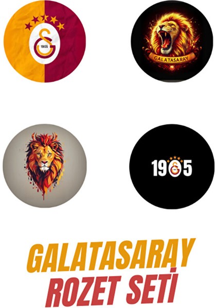 Galatasaray Rozet Seti 4'lü fiyatları