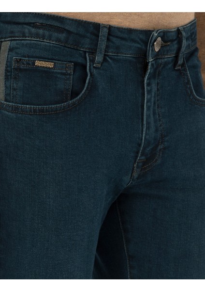 Erkek Haki Slim Fit Jean Pantolon 50315292-VR027 indirimleri