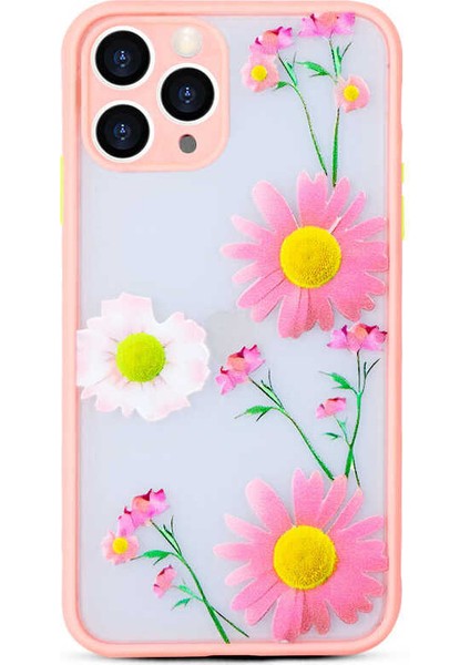 iPhone 12 Pro Kılıf Mbvo Fily Kapak-Pembe