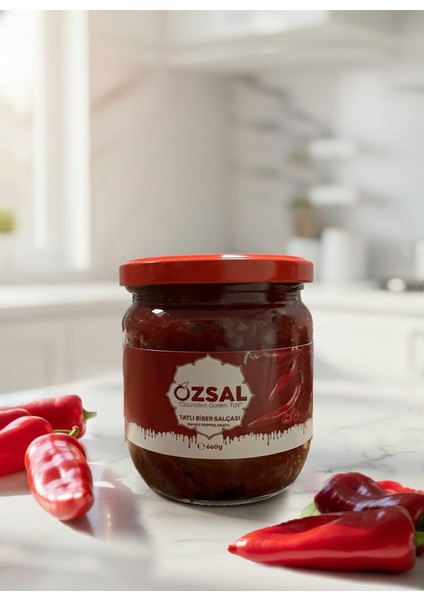 Özsal Tatlı Biber Salçası 660 Gram