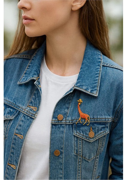 Mr. Giraffe Zürafa Broş fiyatları