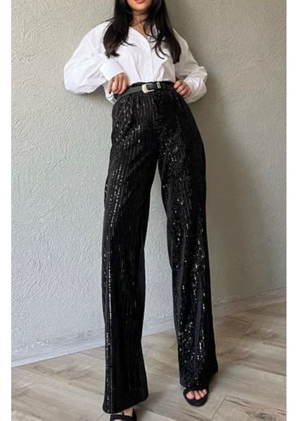 Pul Payet Işlemeli Pantolon modelleri