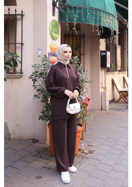 Yarım Fermuarlı Cepli Modal Takım fiyatları