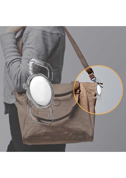 ​mbvo Airtag 06 Uyumlu Silikon Anahtarlık-Renksiz indirimleri