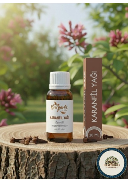 Parkendecilik Organik Karanfil Yağı 20 ml Şişede