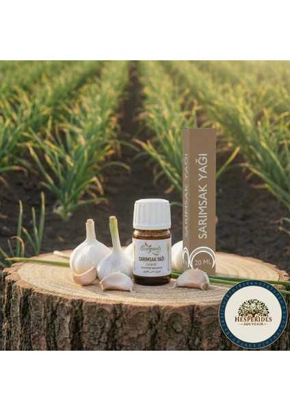 Organik Sarımsak Yağı 20 ml Şişede
