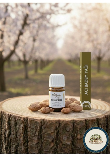 Organik Acı Badem Yağı 20 ml Şişede