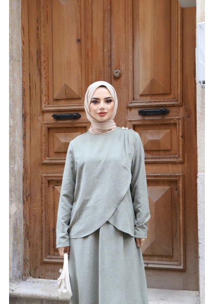 Omuzdan Pileli Ipek Süet Elbise modelleri