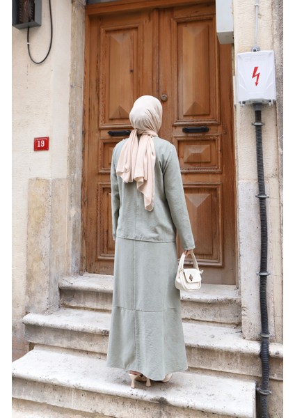 Omuzdan Pileli Ipek Süet Elbise indirimleri