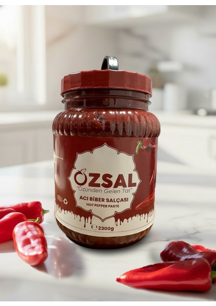 Özsal Acı Biber Salçası 2300 Gram