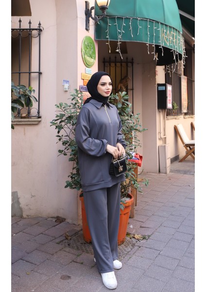 Yarım Fermuarlı Cepli Modal Takım fiyatları