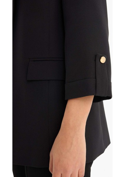 Regular Cepli Apoletli Blazer Ceket F3694AX25SM