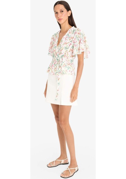 Normal Bel Basic Düz Şort Etek C1860AX25SP