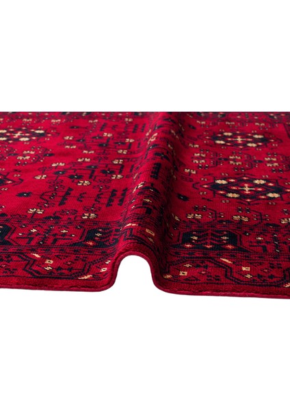 Historic 959 Red Afgan Desenli El Emeği ile Özel Tezgahlarda Üretilen Tencel Uşak Halısı fiyatları