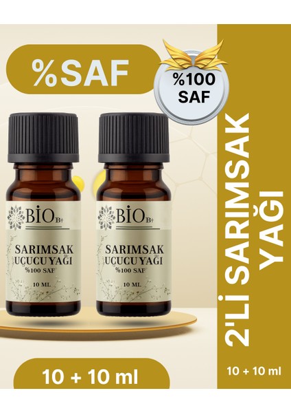 2' Li Sarımsak Yağı 10 ml Besleyici Etki