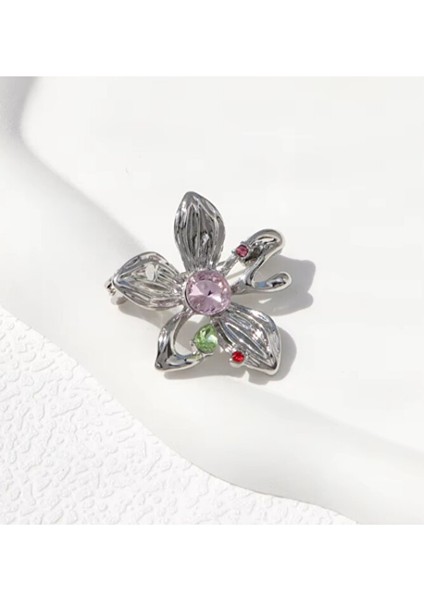 Silver Bloom Çiçek Broş indirimleri