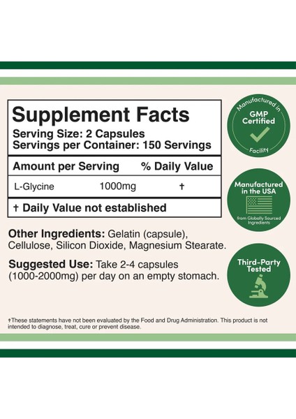 Glycine 1,000 Mg 300 Kapsül Relax modelleri