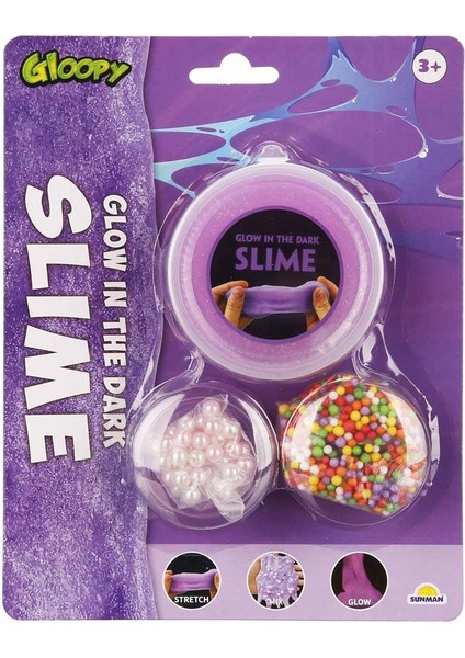 S00003741 Slime Karanlıkta Parlayan Mor -Sun