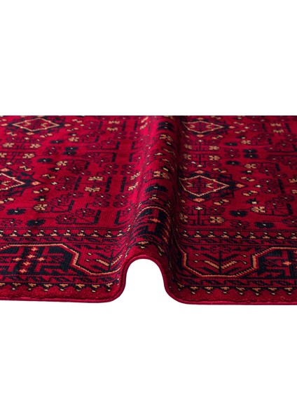 Historic 960 Red Afgan Desenli El Emeği ile Özel Tezgahlarda Üretilen Tencel Uşak Halısı fiyatları