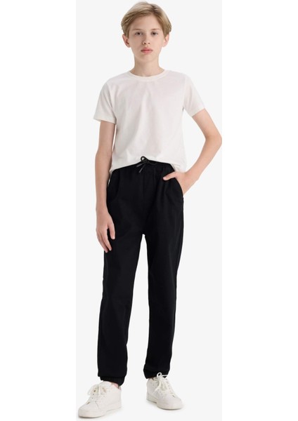 Erkek Çocuk Jogger Fit Jogger Paça Gabardin Pantolon