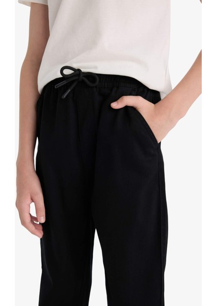 Erkek Çocuk Jogger Fit Jogger Paça Gabardin Pantolon