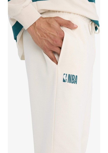 Fit NBA Milwaukee Bucks Standart Fit Cepli Esnek Bantlı Paça Jogger Eşofman Altı