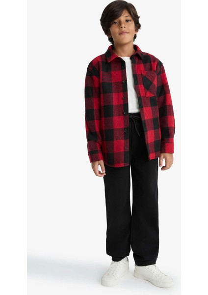 Erkek Çocuk Standart Paça Pelüş Astar Jogger Pantolon F1976A825WN